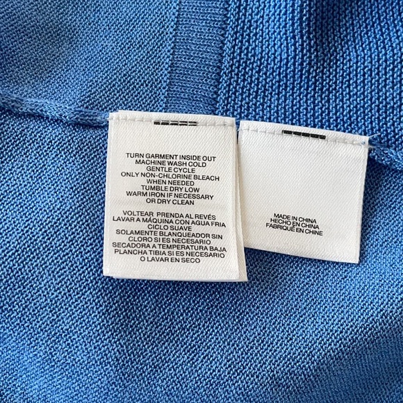 KASPER | Blue Horizon Open Front Cardigan - Picture 8 of 10